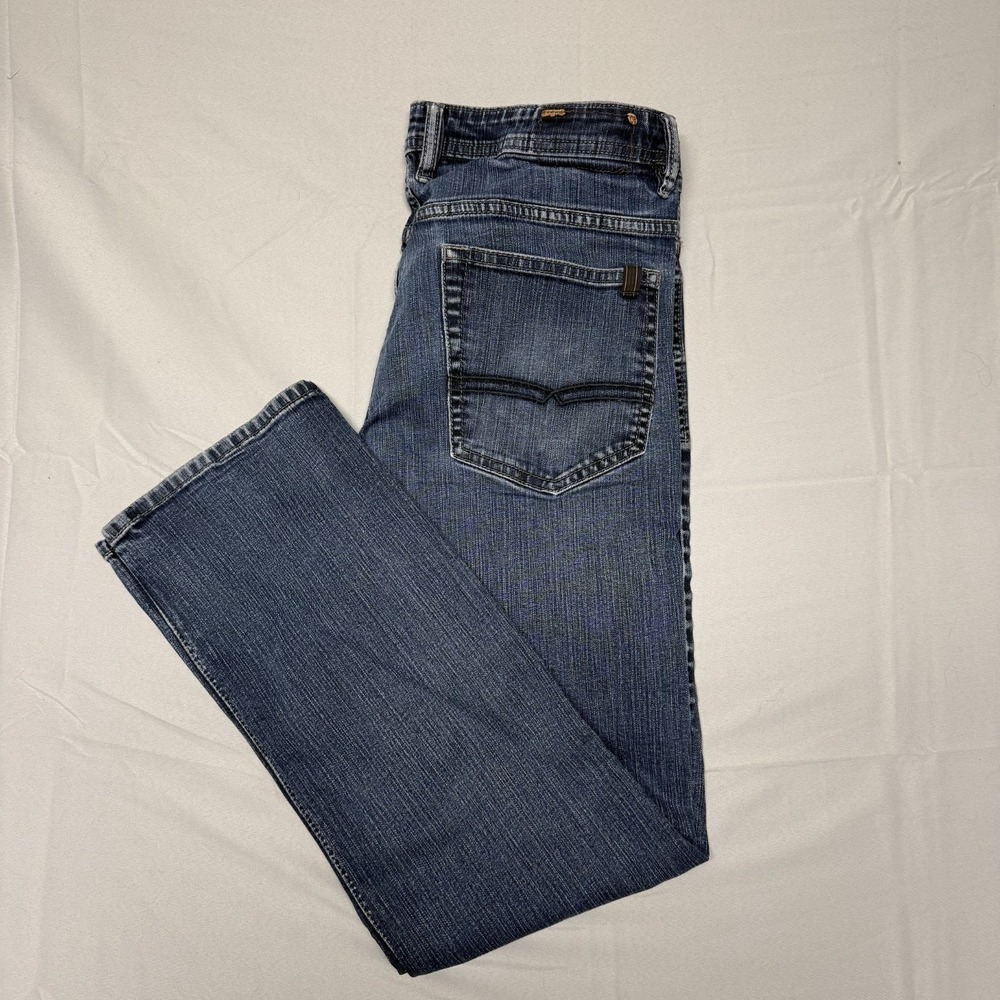Buffalo David Bitton Jeans Men's 36x32‎ Blue Denim Pants Driven X Basic Straight